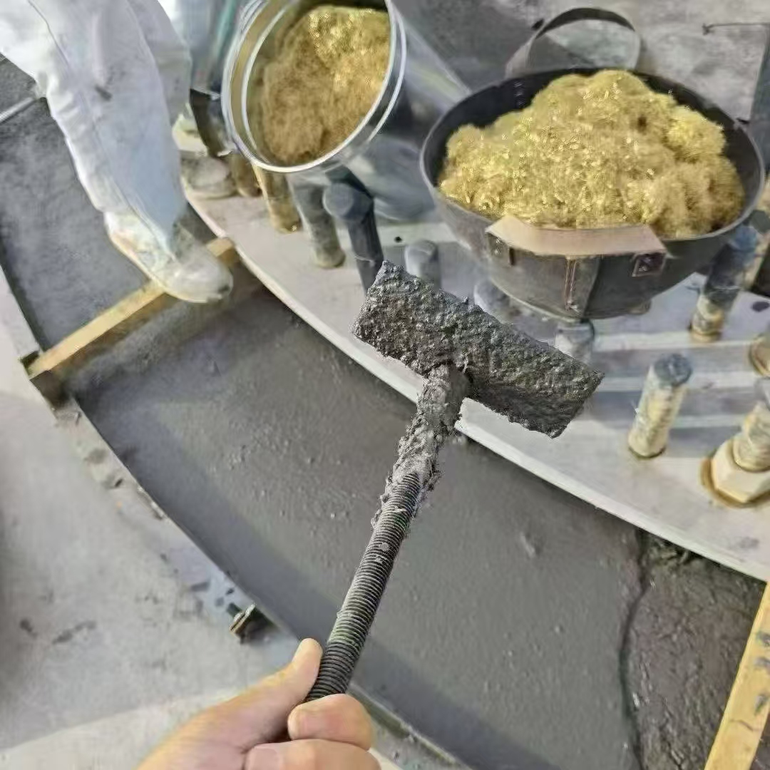 婺源C120钢纤维高强无收灌浆料 轧机压缩机汽轮机发电机锻压设备底座灌浆材料